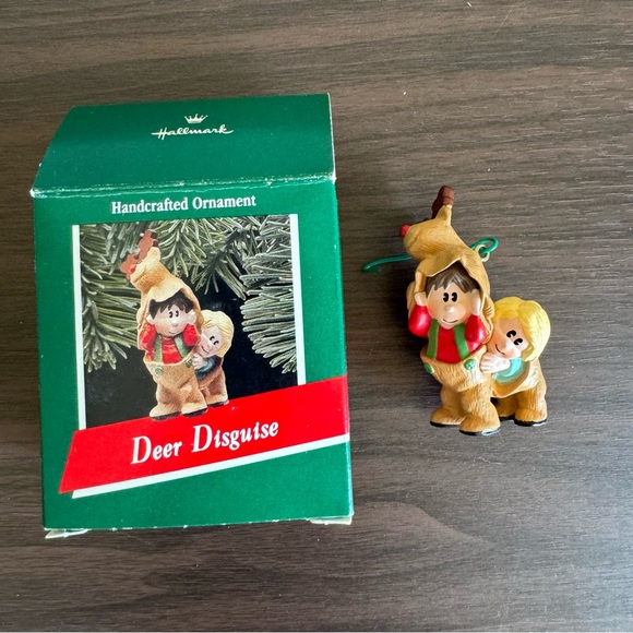 Hallmark | Holiday | Hallmark Handcrafted Ornament Deer Disguise Kids ...